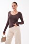 Women's V-Neck Modal Badi 265087 - - 4