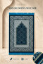 5-Piece Hajj and Umrah Mixed Worship Set – Prayer Mat, Scarf, Skullcap, Prayer Beads, and Zikirmatik - Blue Set - 4