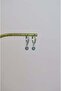 Zircon Stone Evil Eye Charm Hoop Earrings Minimal Sparkle - 7