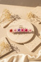 Floral Design Colorful Bijoux Earring Set - 8 Pieces in Different Shades - 6