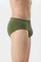 10-Pack Khaki Green 100% Cotton Men's Slip Briefs - with Sleep Band Gift - Breathable Comfortable Cut Underwear Set - 4