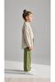 Girl's Comfortable Cut Pants Green Trousers 9/14 Years - 2