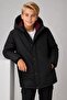 Boy's Winter Hooded Inflatable Coat with Pockets, Fully Filled Inside and Out - 5