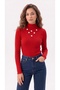 Knitwear Badi with Floral Embroidery