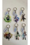 Genshin Impact 2D Thick Acrylic Keychain Charm 6-7cm Kazuha Ayaka Cyno Ganyu Game Character - 2
