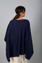 Women's Plus Size Poncho with Stone Embroidered Sides - 4
