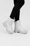 Camouflage Zippered Children's Boots Silver