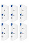 5 Narrow Plastic Folders A4 Folders - 3
