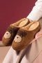 Howy Taba Dog Figured Plush House Slippers Soft Inside Winter Indoor Slippers - 4