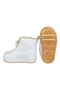 Cold-Proof Velcro Girls' Boots with Fur Inside White - 5