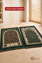 Plush Prayer Mat (Patterned) Non-Slip Base Ultra Soft Velvet Textured Luxury Prayer Mat |   Mixed