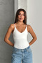 Thin Straps Backless Bodysuit Blouse - 6