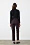 Canvas Mom Pants - Brown - 6