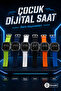 Children's and Youth Digital Wristwatch with Silicone Strap Unisex - Navy Blue - 2