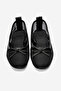 Women's strappy mesh ballet flats - genuine leather lucien black - 4