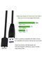 كابل USB 3.0 بطول 40 سم من النوع A إلى Micro B عالي السرعة يصل إلى 5 جيجابت في الثانية لنقل البيانات للأقراص الصلبة الخارجية المحمولة - 3