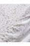 Octave single 100% cotton ranforce printed elastic sheet set - beige - 7