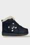 Velcro, Fur Inside, Rubber Anti-Slip Sole, Teddy Bear Children's Boots Black