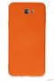 Zngzrmll Galaxy J7 Prime Case Nano Inside Velvet Silicone (180010) - Orange