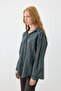 Sim Striped Viscose Shirt - Green - 6