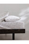 Octave single 100% cotton ranforce printed elastic sheet set - beige - 3