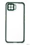 Zngzrmll Reno 4 Lite Case Miami Transparent Silicone - (175534) Dark Green - 2