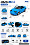 1:64 Scale Mx-5 Metal Pull-And-Go Model Car Blue 6 cm Code: Ats880104 - 4