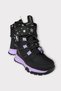 Velcro Smart Lace-Up Furry Girls' Boots Black - Lila - 3