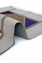 Thick Double-Layered Lined Prayer Mat – Soft Prayer Mat with Forty Patch Patterns - Gray - 4