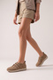 Women's Suede Mary Jane Double Strap Retro Casual Sports Ballerina Sneaker Shoes Golyate Tobacco Brown Suede - 4
