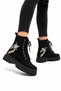 Zippered Star Accessory Cold and Water Resistant Girls' Boots Black - Black