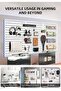 Pegboard Combination Kit, Wall Mounted Storage Set with 4 Pegboards & 18 Accessories Modular Hanging - 3