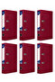 6 Pieces Narrow Plastic Folder A4 Folder - 3