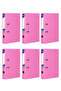 6 Pieces Narrow Plastic Folder A4 Folder - 3