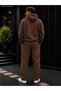 Men's Sacramento California Printed Tracksuit Set / Hooded Kangaroo Pocket Sweatshirt and Straight Leg Bottoms - 2
