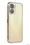 Zngzrmll Vivo Y16 Case Silicone with Lens (193240) - Gold