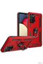 Zngzrmll Galaxy A03S Case Silicone Cover with Sofia Ring (191805) - Red - 2