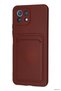 Zngzrmll Mi 11 Case Kelvin Silicone with Business Card Holder (192556) - Burgundy - 3