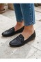 Real Leather Classic Model Buckle-Detail Women's Soft Ballet Shoes - 2
