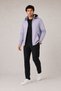 Men's Stone Color, Detachable Hood, Water and Wind Resistant, Zippered, Raincoat Jacket - 3