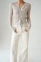 Openwork Soft Textured Waist-Tied Cardigan - 2