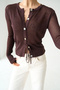 Openwork Soft Textured Waist-Tied Cardigan - 2
