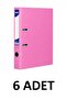 6 Pieces Narrow Plastic Folder A4 Folder