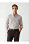 Southblue Brown Regular Fit Striped Men's Shirt