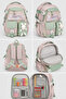Korean Style Accessorized 3-Piece Children's Primary School Middle School Bag Backpack Thermal Lunch and Pencil Case Set - 3