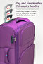 Prestige Premium Nylon Expandable 3PCS Set (20/24/28 Inch) Luggage, Soft Material, Lightweight, Combination Lock - 6