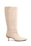 Women's Low Heel Pointed Toe Flat Boots - 4