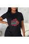 Women's Graphic T-Shirt & Shorts Set - 2