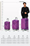 Prestige Premium Nylon Expandable 3PCS Set (20/24/28 Inch) Luggage, Soft Material, Lightweight, Combination Lock - 7