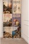 La Belle / Le Cœur De Paris Designed French Elegance / Vintage Theme - Collage Digital Printed Background Curtain